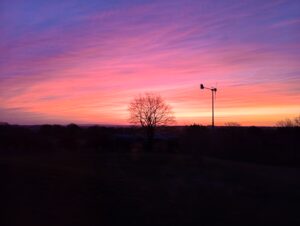 Sunrise in Prees, Whitchurch