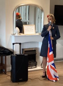 Photo of singer Nicky, dressed in RAF uniform.