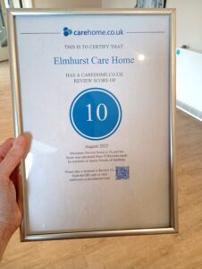 Carehome certificate