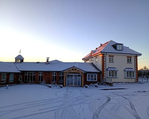 Elmhurst in the snow